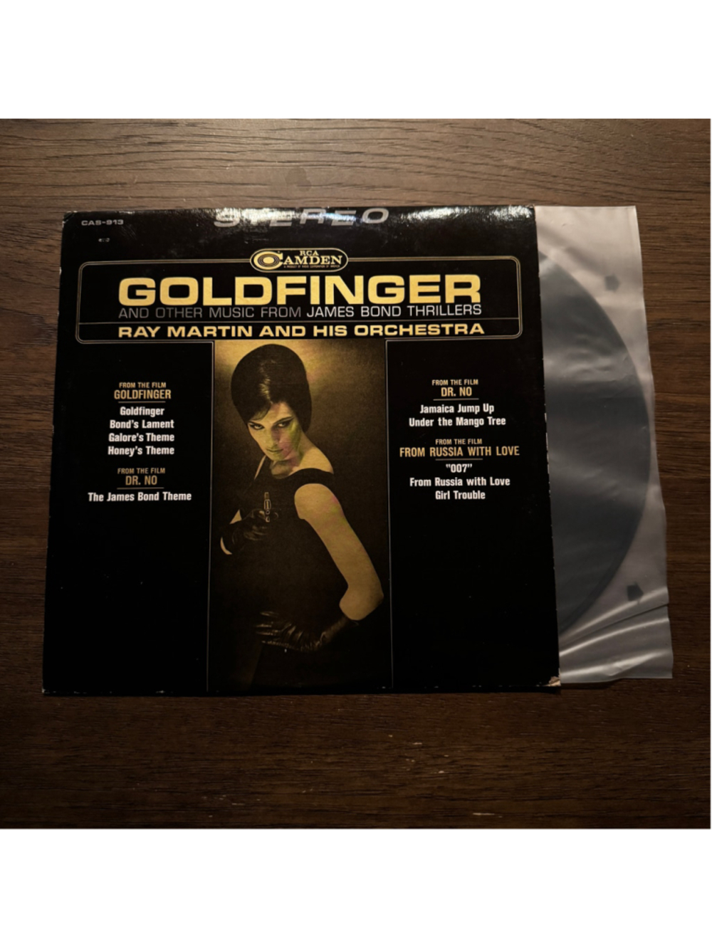 Vintage 1965 Goldfinger & Other James Bond Thrillers LP | Ray Martin - Picture 2 of 4